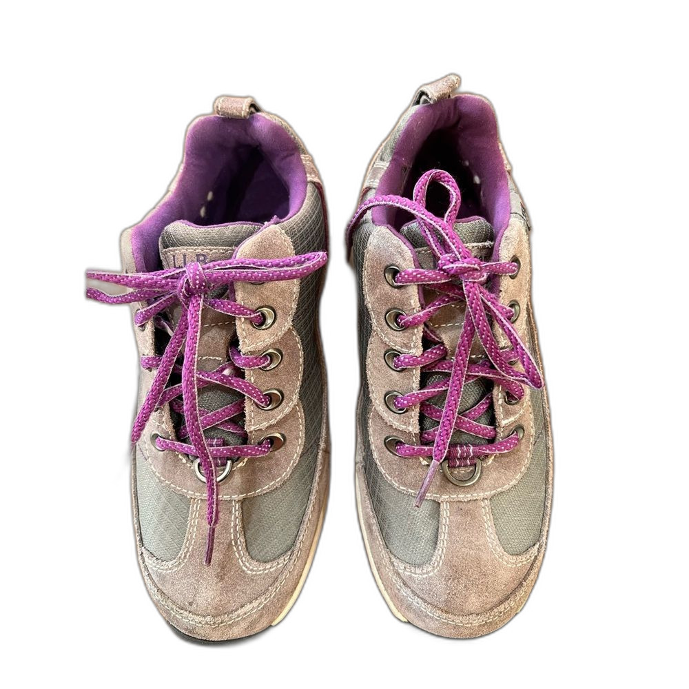 Women’s Trail Hiking Shoes Waterproof Suede Gorpcore Outdoor Wide 7 LL Bean